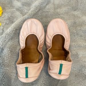 Tieks ballet pink shoes.  Size 7